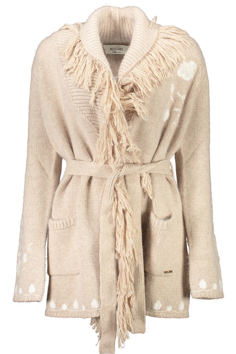 Bluza dama, BLUGIRL, 20% Lana, 32% Celuloza, 18% ANGORA, 30% Poliamida, Bej, XL INTL, RH1076-MA87L