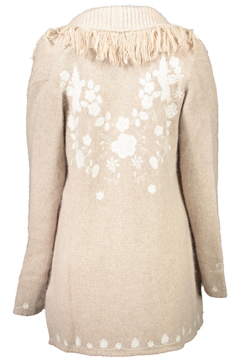 Bluza dama, BLUGIRL, 20% Lana, 32% Celuloza, 18% ANGORA, 30% Poliamida, Bej, XL INTL, RH1076-MA87L