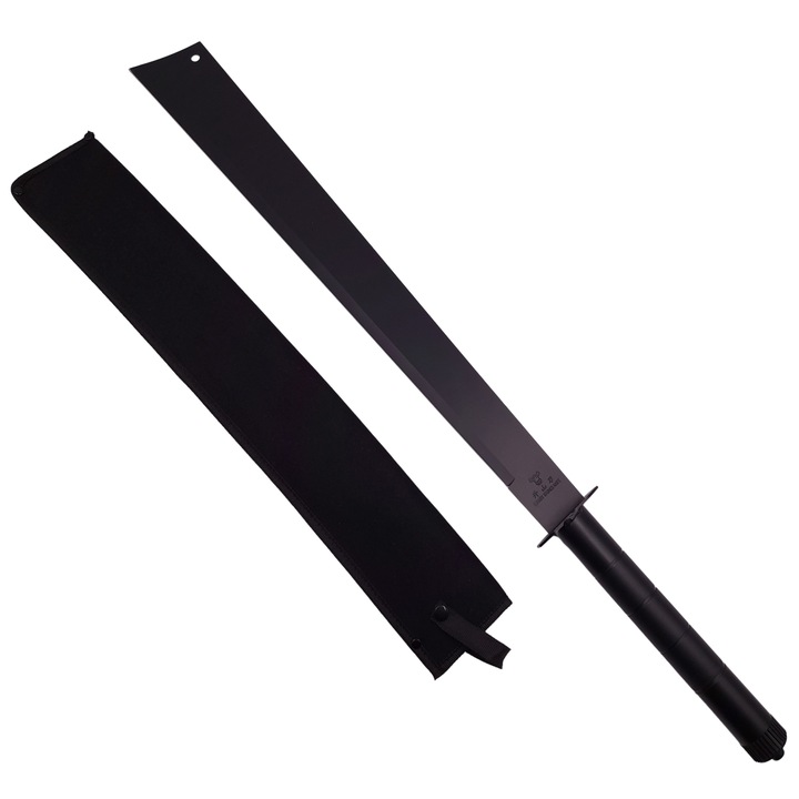 Set doua sabii de vanatoare, DEPOX®, Ninja Blade, 81 cm, negru, teaca inclusa