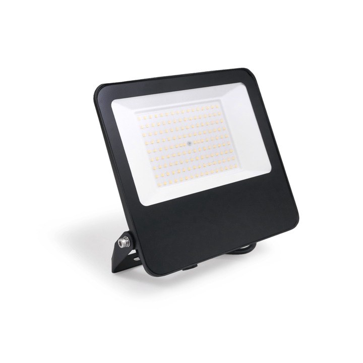 HEROS reflektor, LED halogén 100W, Fekete, Semleges fehér (4000K), 140lm/W