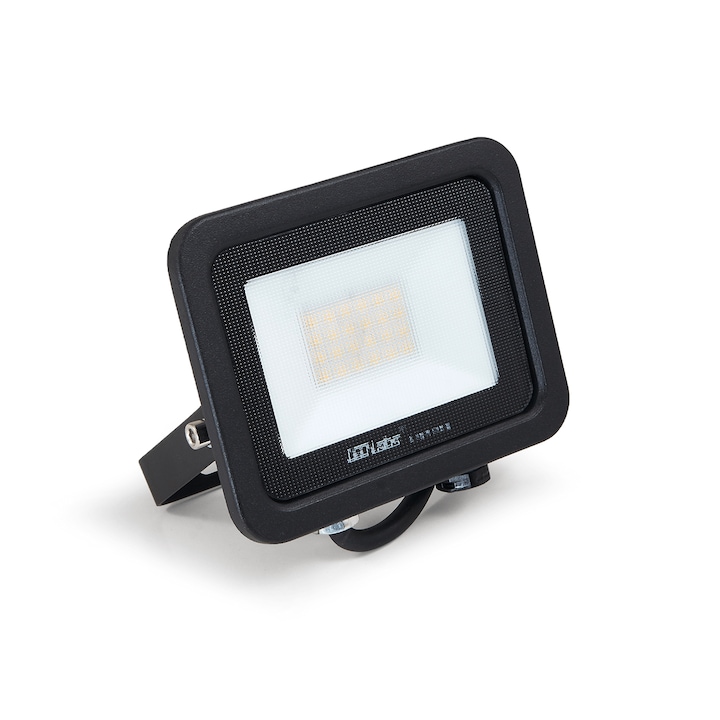 Proiector Drago, 20W LED cu halogen, Negru, Alb neutru (4000K), 3 ani garantie