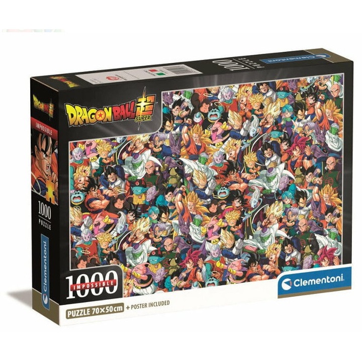 Clementoni 1000 db-os puzzle - A lehetetlen puzzle - Dragon Ball (39918)