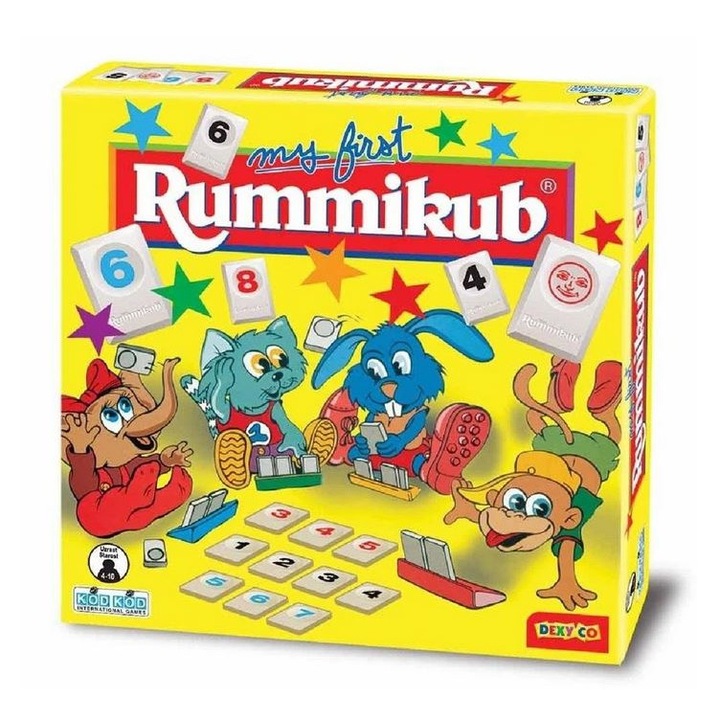 Настолна игра TM Toys My First Rummikub, образователна, многоцветна
