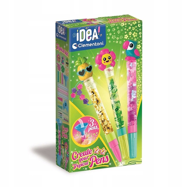 Colorat Tropical set de realizare stilou Clementoni