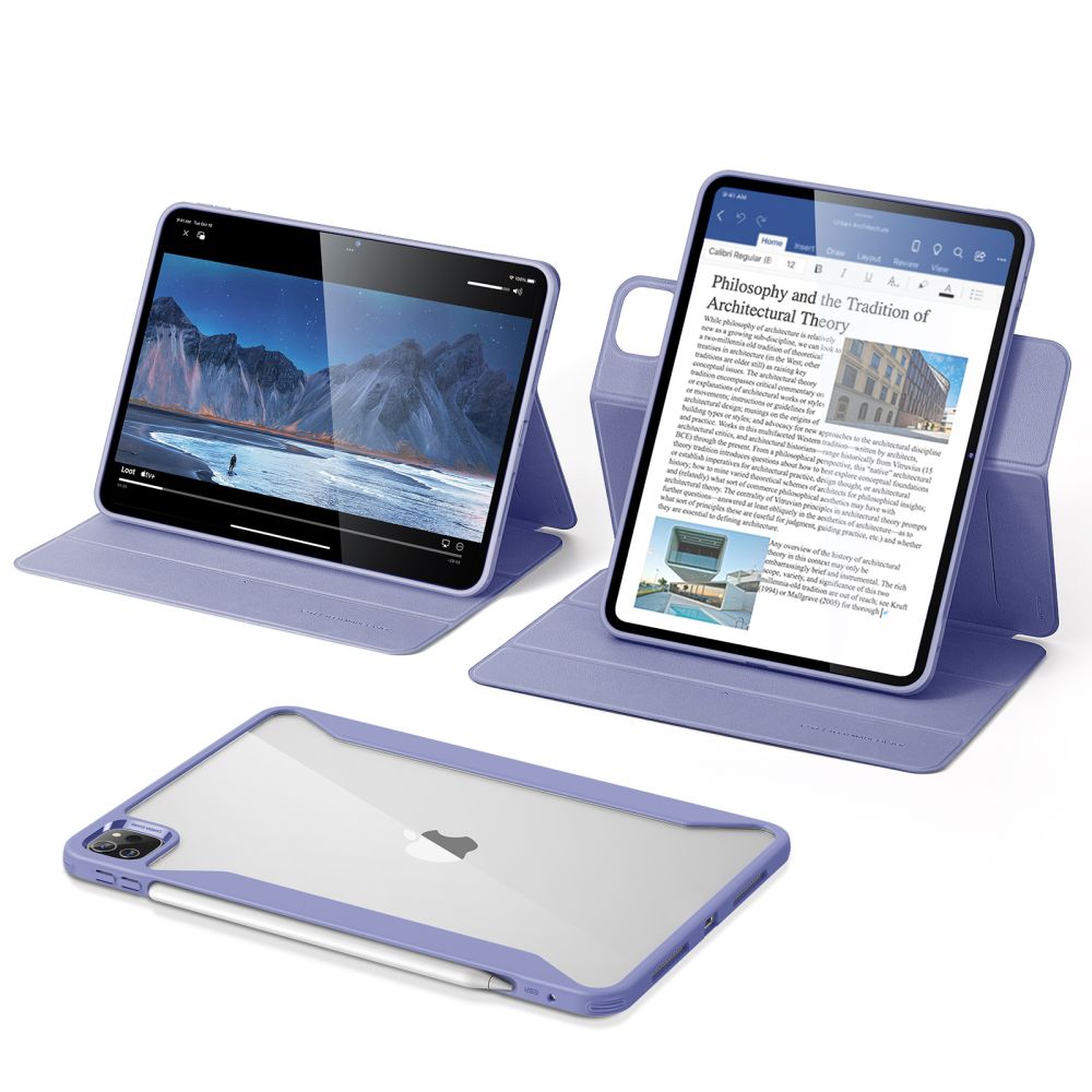 Husa ESR Rebound Hybrid compatibila cu iPad Pro 13 inch 2024 Lavender