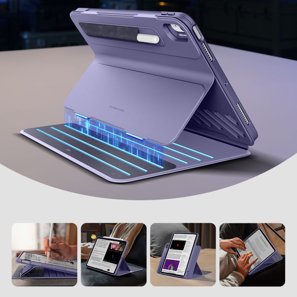 Husa ESR Shift Magnetic compatibila cu iPad Air 4 2020 / 5 2022 / 6 2024 Purple