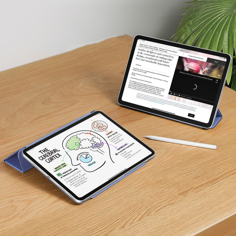 Husa ESR Rebound Magnetic compatibila cu iPad Pro 12.9 inch 2020/2021/2022 si iPad Air 6 13 inch Lavender