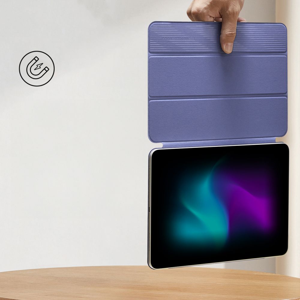 Husa ESR Rebound Magnetic compatibila cu iPad Pro 12.9 inch 2020/2021/2022 si iPad Air 6 13 inch Lavender