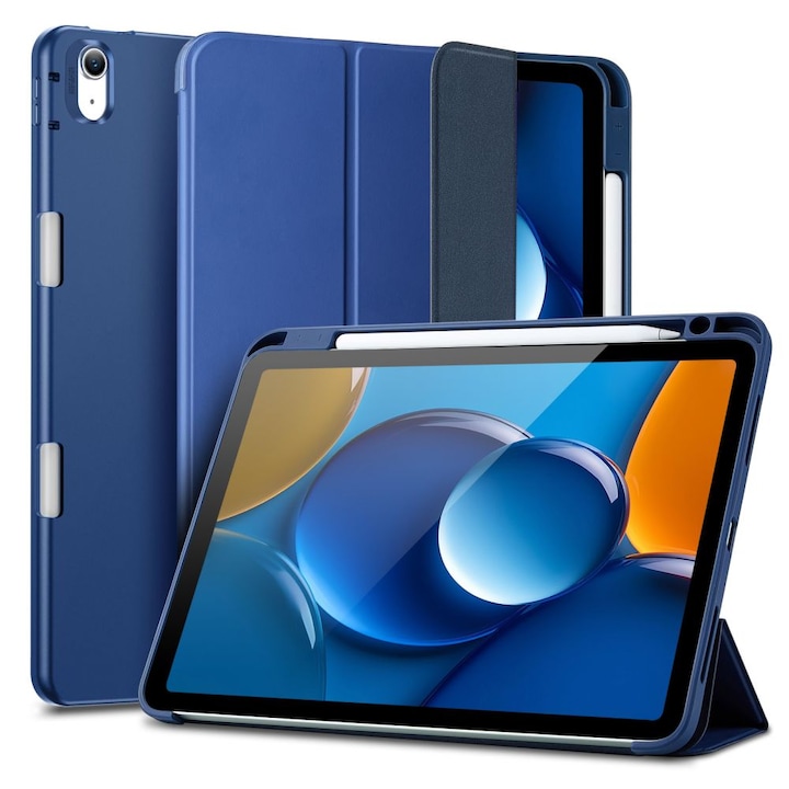 Калъф за таблет, ESR Rebound Pencil, Apple iPad Air 11" 2024 / iPad Air 10.9" 2022 / 2020, Тъмно синьо