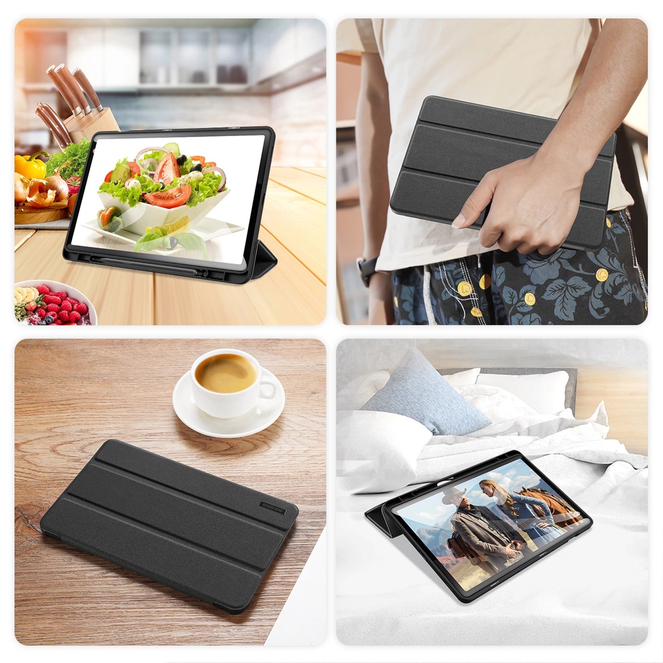 Husa DuxDucis Domo compatibila cu Samsung Galaxy Tab S9 11 inch Black