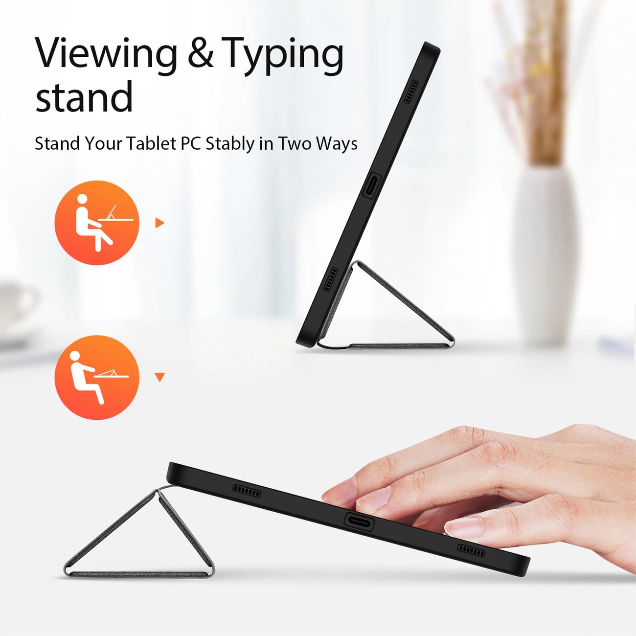 Husa DuxDucis Domo compatibila cu Samsung Galaxy Tab S9 11 inch Black