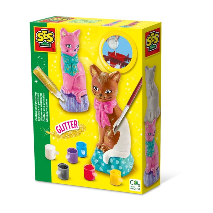 Set de artizanat SES Creative, figurine, multicolor