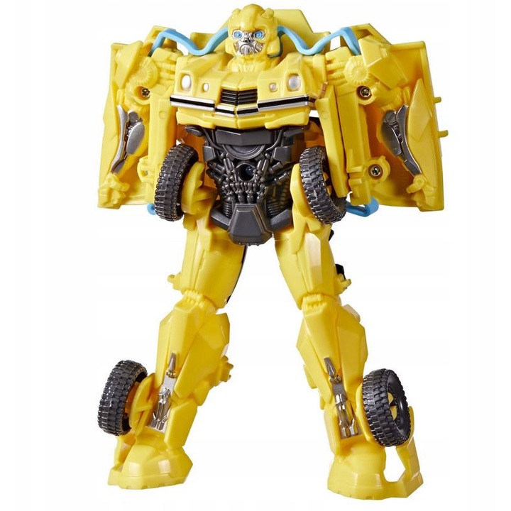 Hasbro Transformers Bumblebee figura, kabrió robot/sportkocsi, 4 lépcsős, sárga