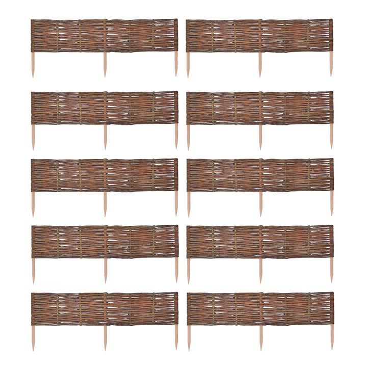 Плетена ограда Floranica - 10 бр., височина 40 х 100 см