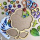 Fa puzzle, 7 különböző színű szirmú virág, 31 db, Ubee