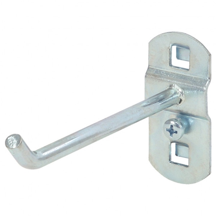 Carlig cu varf pentru sustinere scule KS TOOLS, lungime 100 mm, diametru carlig 6 mm, pentru carucioarele de service auto