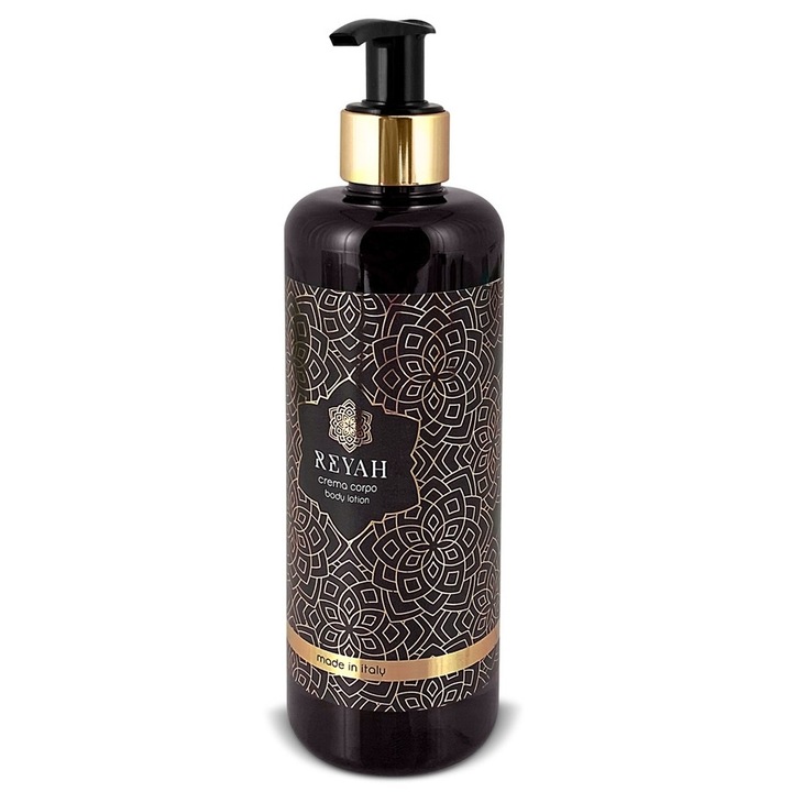 Crema de corp REYAH, cu Ulei Natural de Argan, 300 ml, in dispenser cu pompa