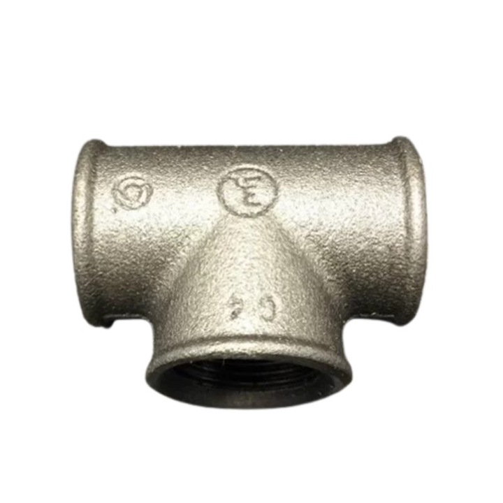 Teu de fonta zincata, 1/2