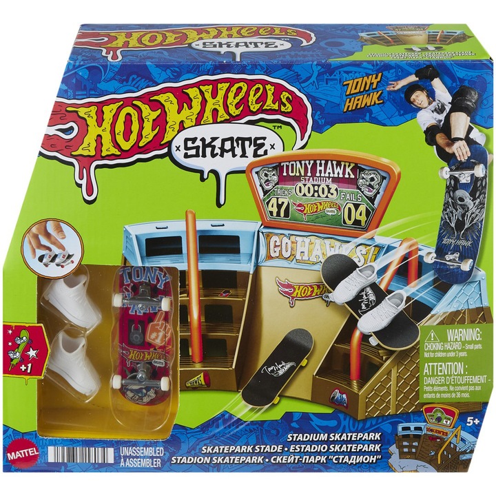 Set de joaca Hot Wheels Skate - Skatepark Stadium