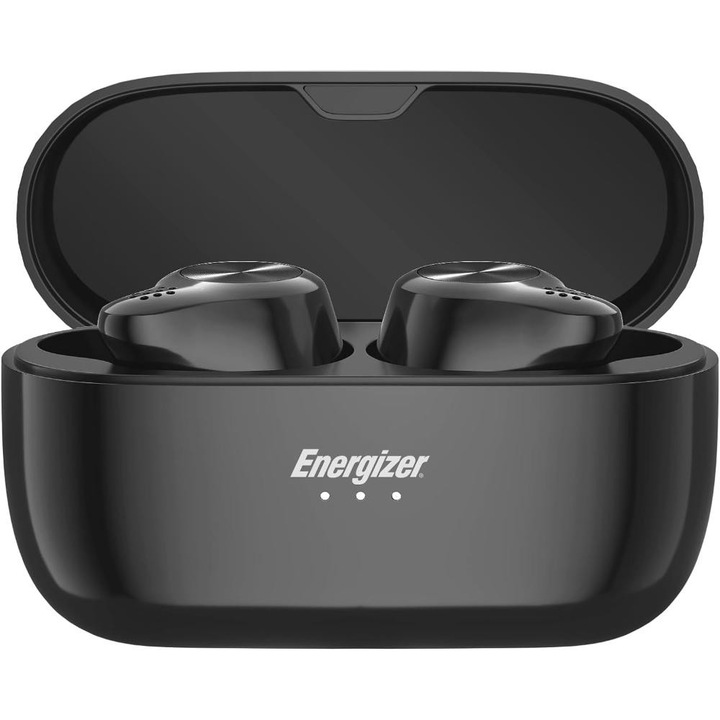 Energizer TWS40 True Wireless fülhallgató, Bluetooth, fekete