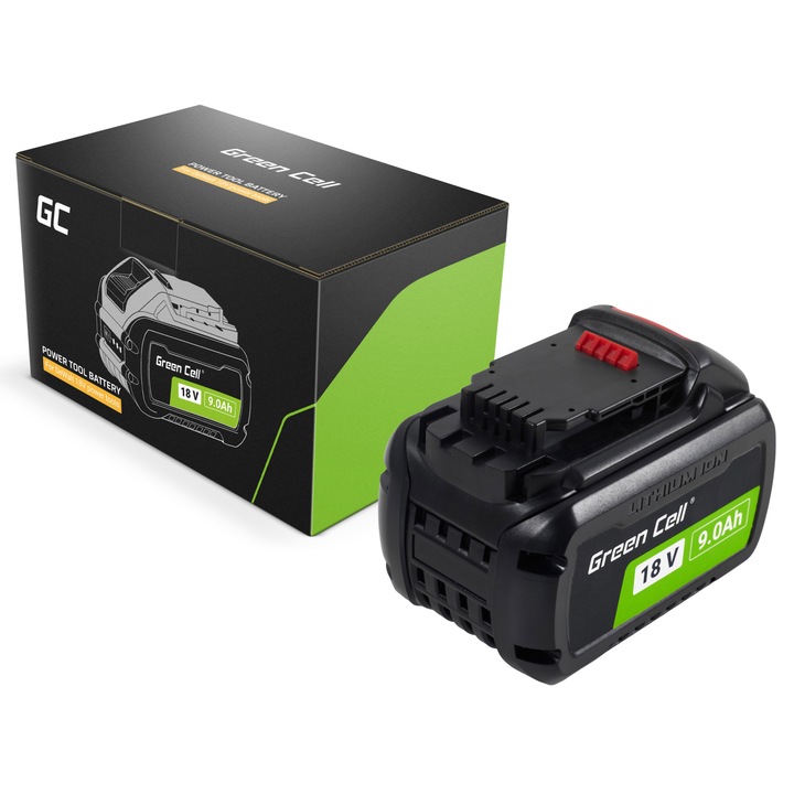 Acumulator Green Cell (18V/54V 9h/3Ah Li-Ion) pentru unelte electrice DeWalt XR 18V FLEXVOLT 54V Baterie de schimb DCB546 DCB547 DCB548