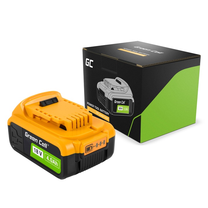 Батерия Green Cell (18V 4h Li-Ion) за електрически инструменти DeWalt XR 18 V резервна батерия DCB182
