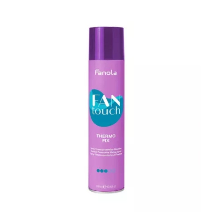 Fanola Fan Touch Thermo Fix Thermal Protective Fixing Spray spray pentru modelarea termica a parului 300 ml