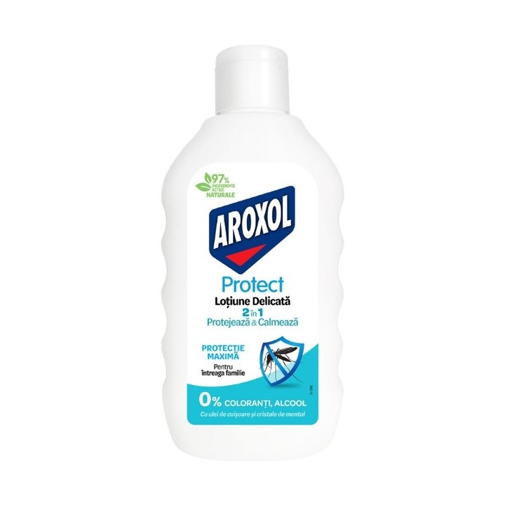 Set 2 x Lotiune Delicata Aroxol Protect Impotriva Tantarilor, 200 ml