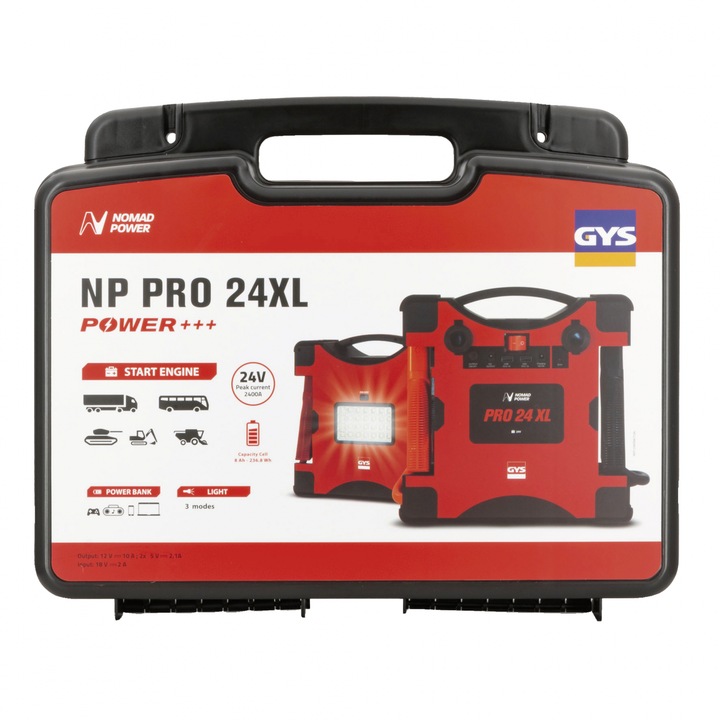 Усилвател и захранване Gys Booster Lithium Nomad Power Pro 24 Xl