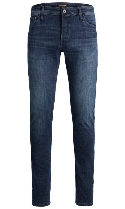 Férfi hosszú farmernadrág, JACK & JONES, 3465, vékony, pamut, Sötétkék