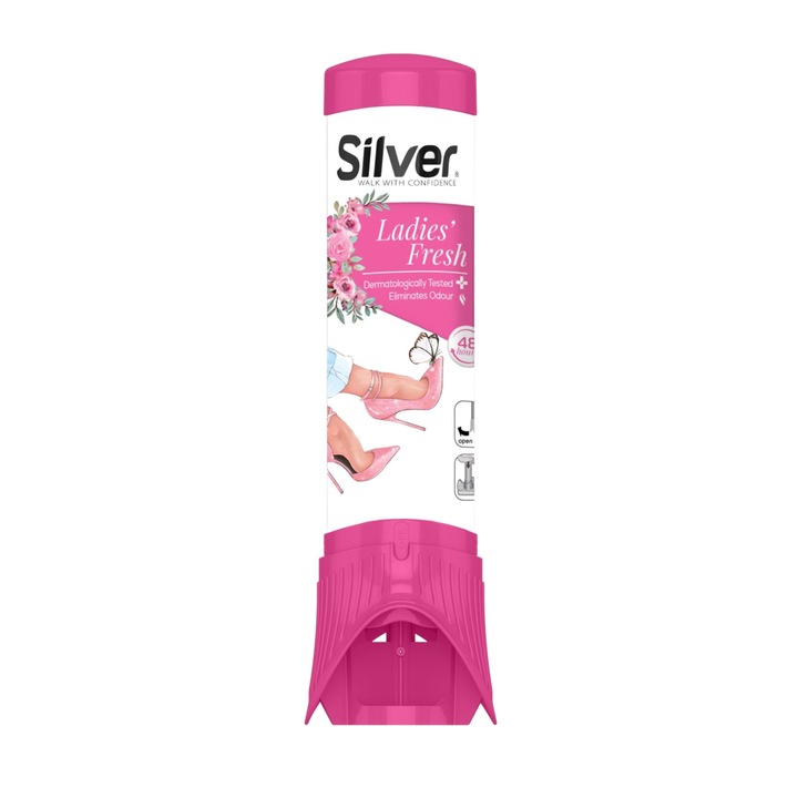 Aromás cipőfrissítő, Silver Ladies Fresh, 100 ml