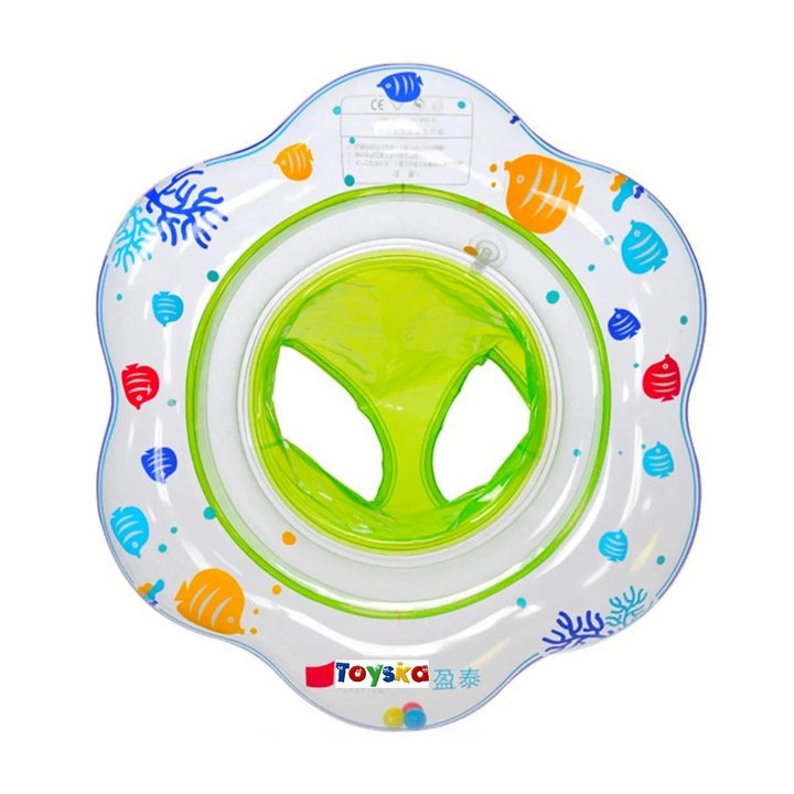 Beleülős úszógumi gyerekeknek, 1-3 éves korig, zöld, Toyska®