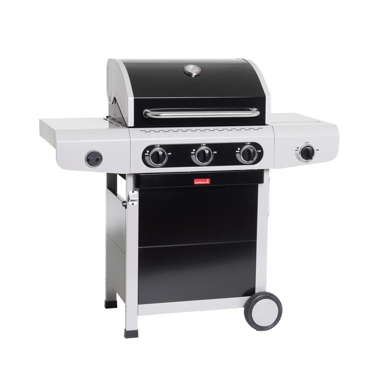 Gratar pe gaz, Barbecook, 124 x 56 x 120 cm, Negru