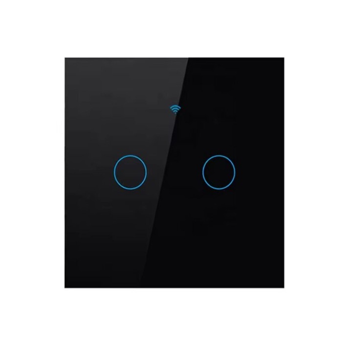 Intrerupator inteligent dublu cu touch si wi-fi