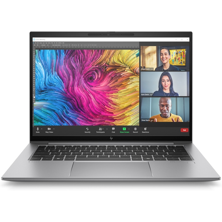 Laptop HP Zbook firefly 14 G11, 14 inch 1920 x 1200, Intel Core Ultra 7 165H 16 C / 22 T, 5 GHz, 24 MB cache, 64 GB DDR5, 1 TB SSD, Nvidia RTX A500, Windows 11 Pro