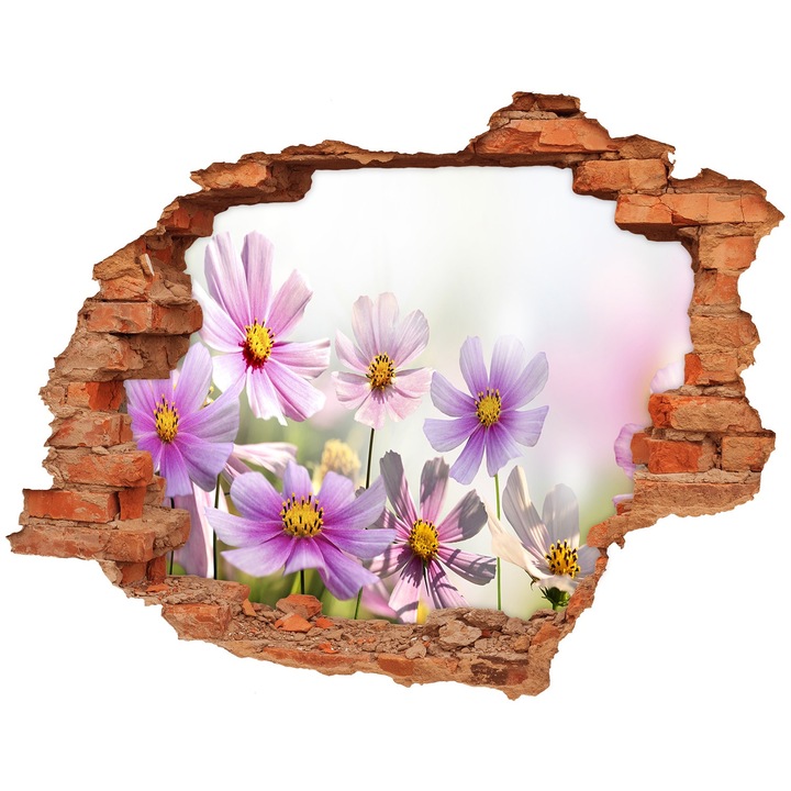 Autocolant decorativ pentru gaura. Tulup. Flori in pajiste. 120x93 cm. 010120080040000001307