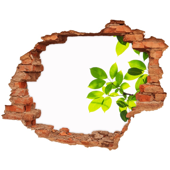 Autocolant decorativ pentru gaura. Tulup. Frunze. 120x93 cm. 010120080040000006282