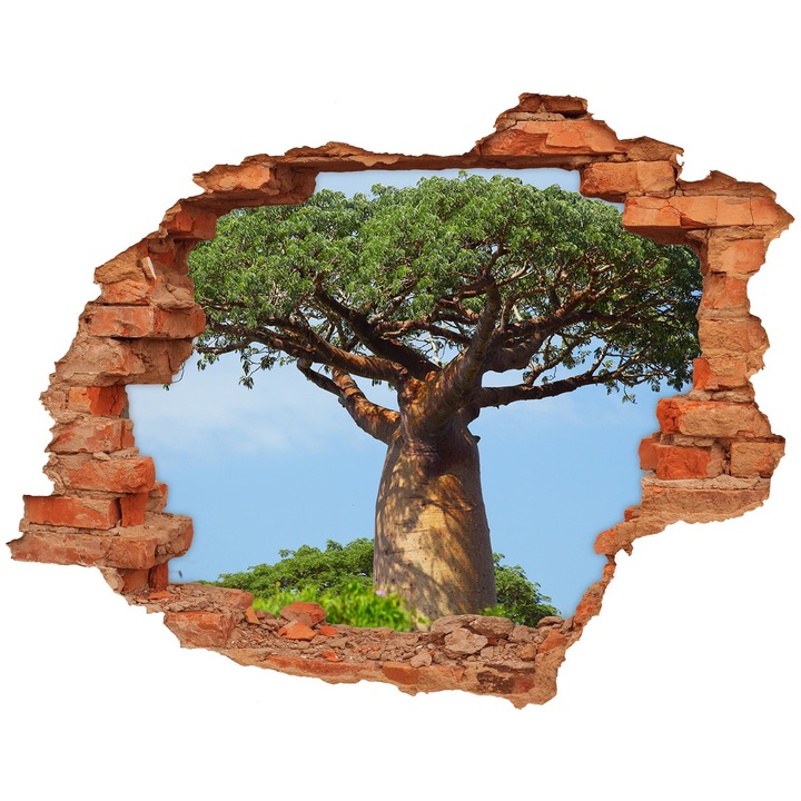 Autocolant decorativ pentru gaura. Tulup. Baobab. 120x93 cm. 010120080040000006349