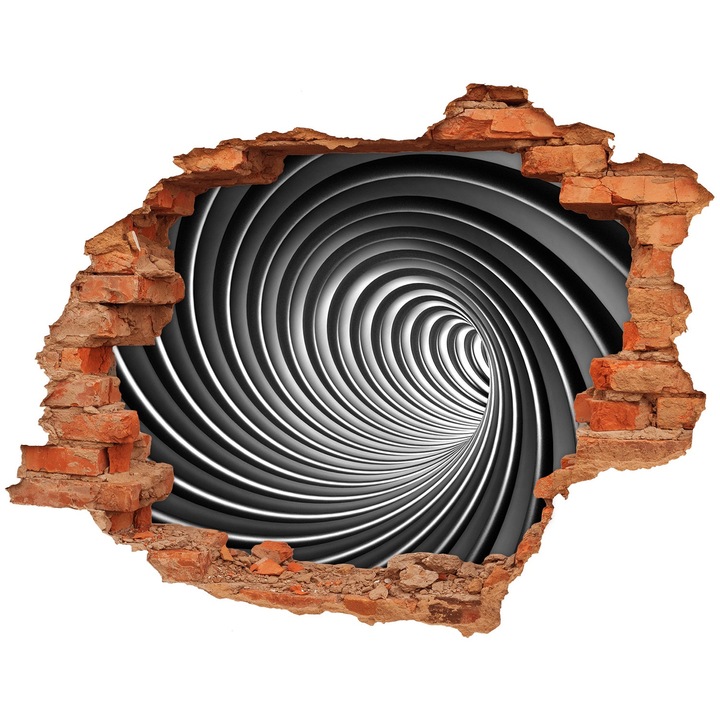 Autocolant decorativ pentru gaura. Tulup. Vortex de abstractizare. 120x93 cm. 010120080040000006091