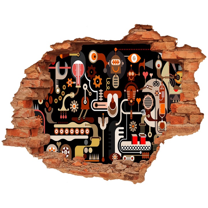 Autocolant decorativ pentru gaura. Tulup. Productie de cafea. 120x93 cm. 010120080040000005907