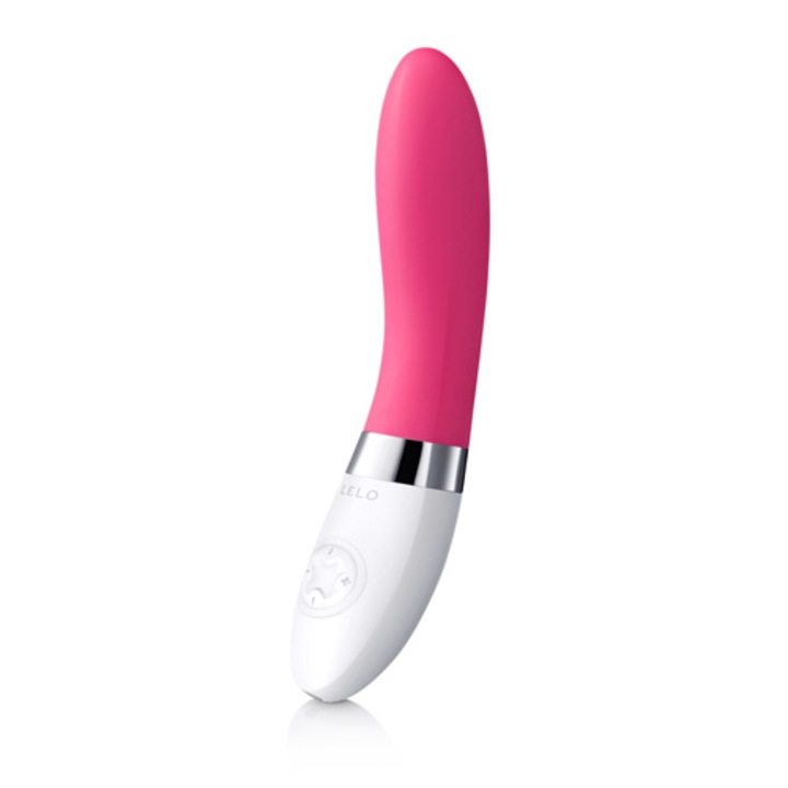 Vibrator pentru punctul G, Lelo Liv 2, Silicon, Rezistent la apa, 16-20 cm lungime, 3.5-3.9 cm diametru, Roz