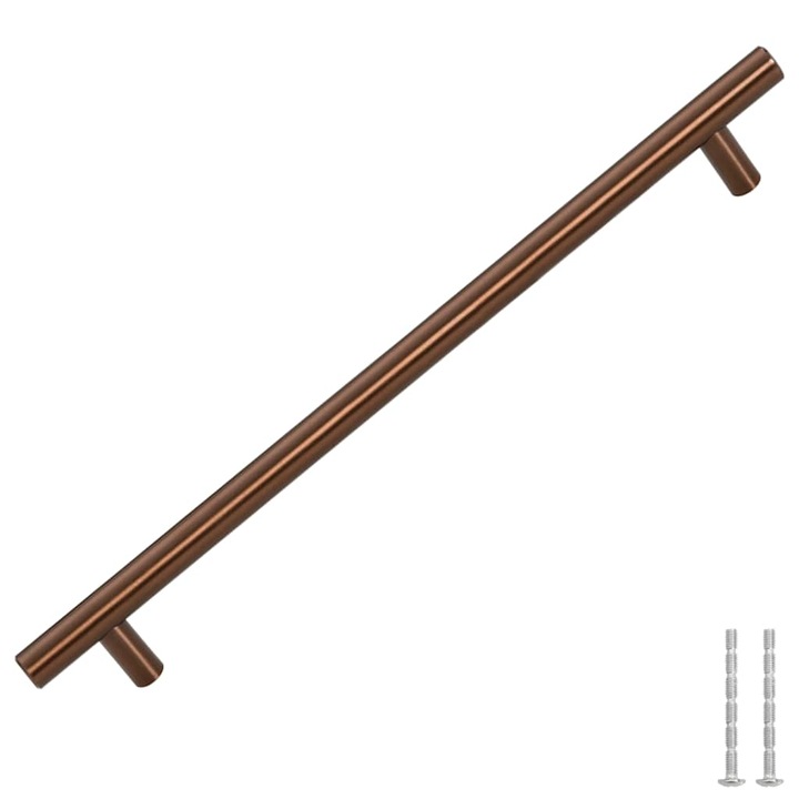 Set manere de dulap vidaXL, 5 buc., bronz, 224 mm, otel inoxidabil 155377