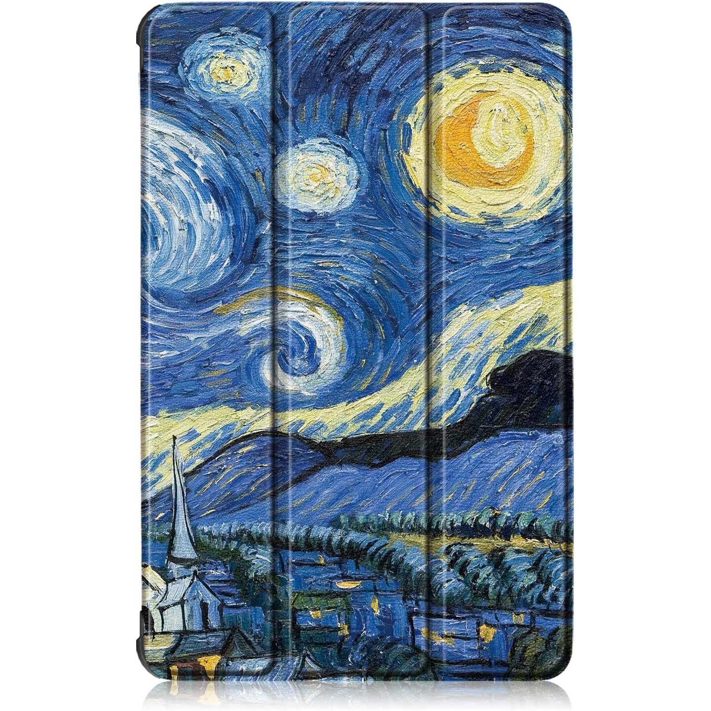 Husa pentru tableta Samsung Galaxy Tab A7 Lite, 8.7 inch T220 / T225 Sigloo, Slim, Smart Cover, Trifold, model Abstract Painting