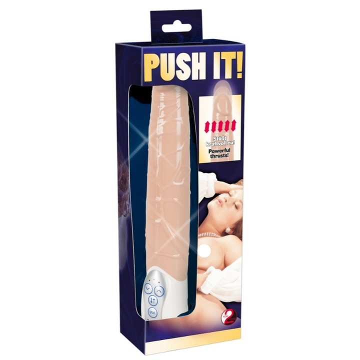 Вибратор Obsessive Push it, automatic push function, 3 степени, 7 режима на вибрация, 27,5 cm x 4 cm