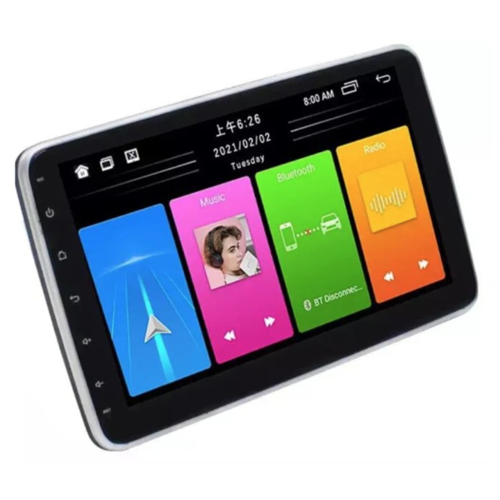 MP5 Player CA009 2DIN 10.5 And Rdquo 4K GPS WIFI BT Android