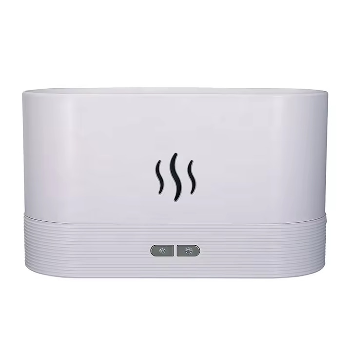 Umidificator portabil, 500ml, 2 moduri de pulverizare, oprire automata, alb, alimentare USB