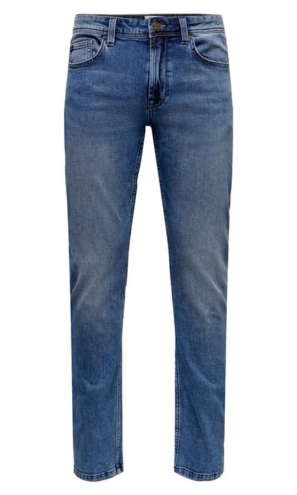 Férfi hosszú farmernadrág, ONLY & SONS, 3992, Normál szabású, pamut, Kék