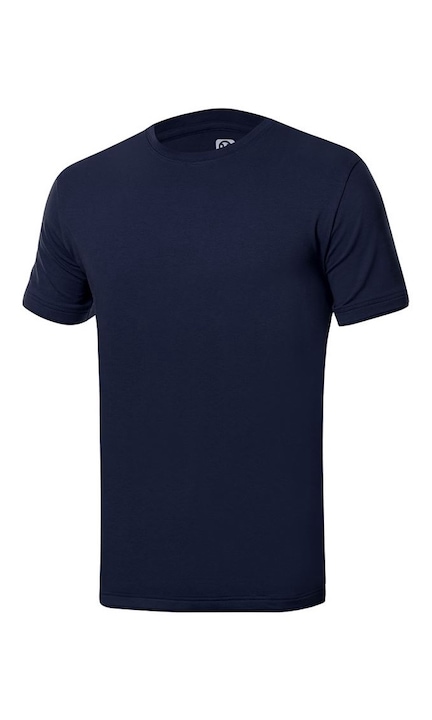 Tricou barbatesc 95% bumbac, 5% elastan, 180g/mp, maro, Bleumarin