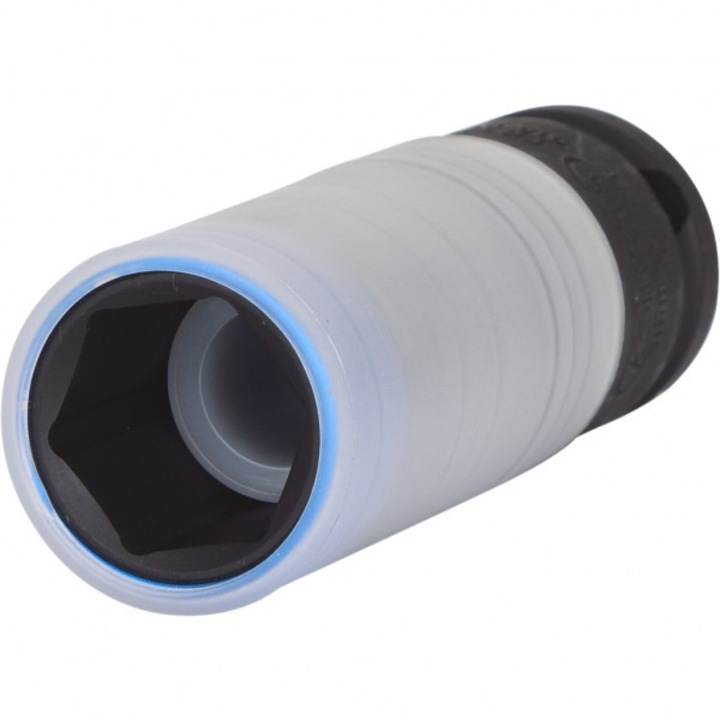 Cheie tubulara de impact KS TOOLS SlimPOWER, pentru jante de aluminiu, antrenor patrat 1/2 inch, deschidere cheie 17 mm