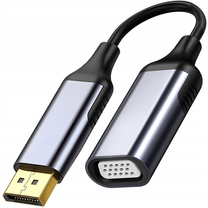 Адаптер, Co2, Displayport Към Vga, Кабелен Конвертор, Full Hd 60Hz